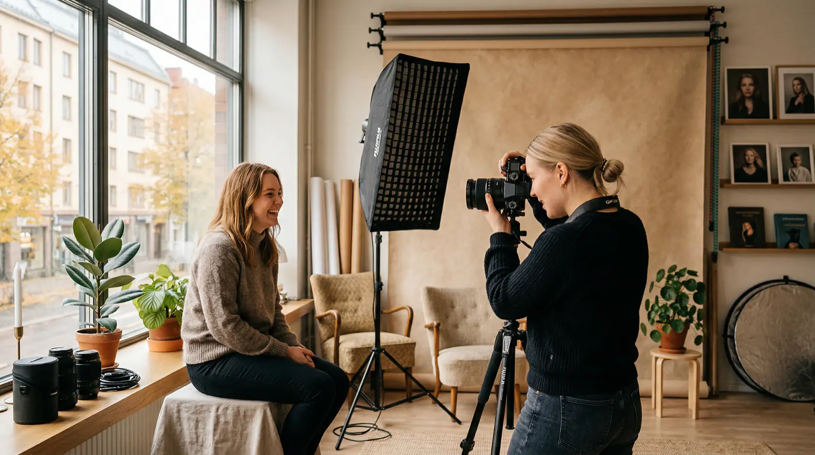 Tunnelmallinen valokuva Liisa Esimerkkin kuvaamana