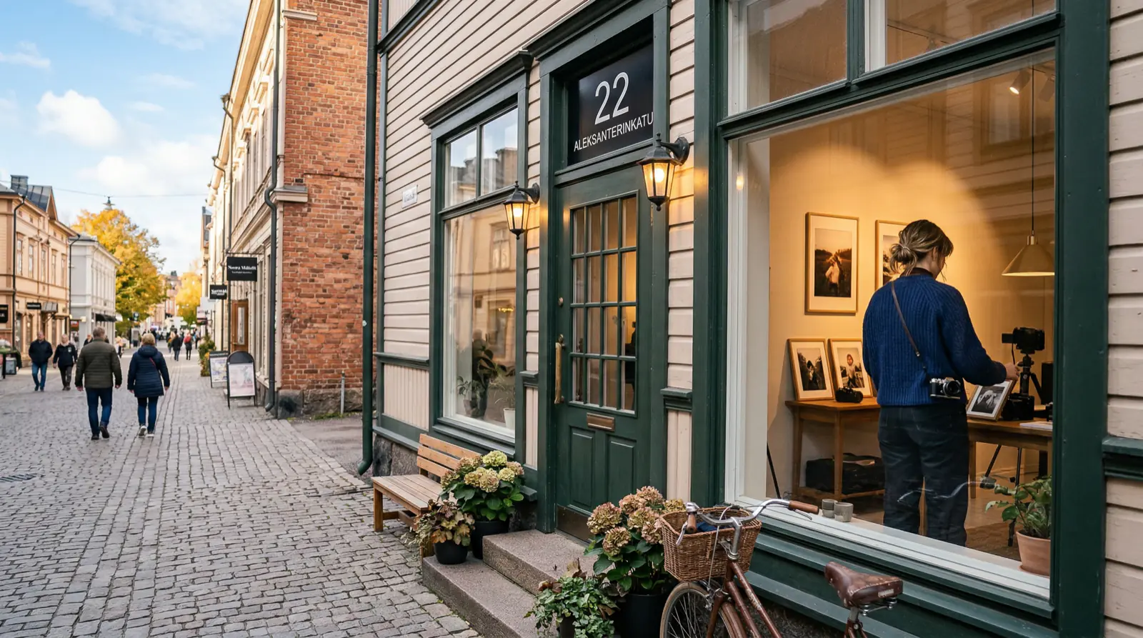 Ammattivalokuvaaja Liisa Esimerkki — valokuvauspalvelut Tampereella